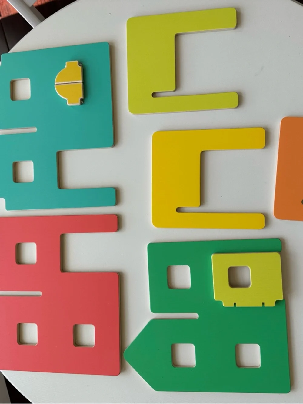 Lovevery | Wooden Modular Village & Pathways + Friends & Swing Set